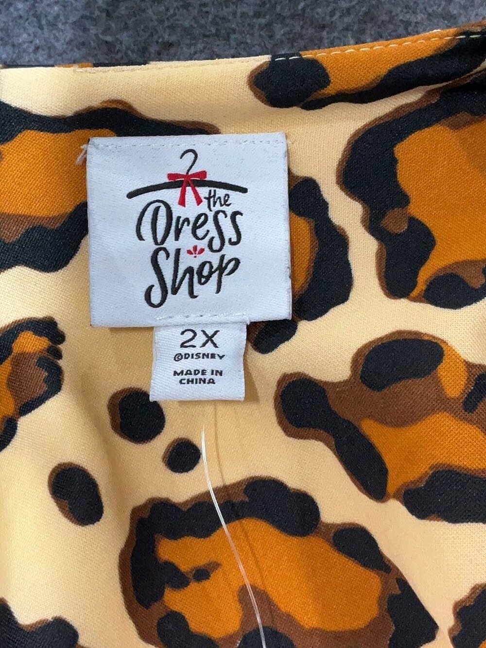 Disney Parks Dress Shop Animal Kingdom Leopard Print Dress 2X NWT - Picture 4 of 4